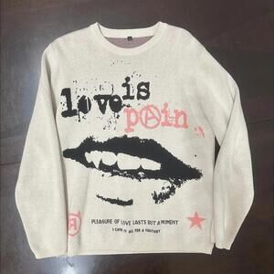 Love is Pain Knit Sweater - Don-Carta - S